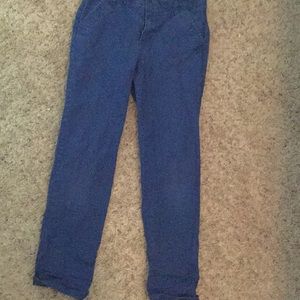 Navy blue khaki pants